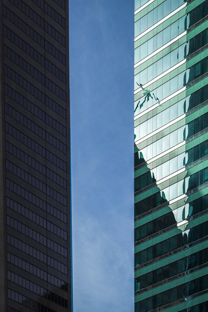 旅行目的地卡尔加里，卡尔加里市建筑的艺术照片图片下载