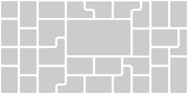 照片布局便当马赛克用户界面设计。仪表板图案，砖块拼贴海报。模块化界面的情绪板卡片墙。复古未来主义图形用户界面信息图表。企业线框工具包用户空间。图片下载