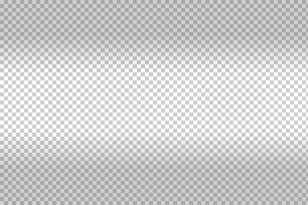 带有阴影叠加的透明背景矢量插图。窗框阴影用于自然光效果。照片真实场景图片下载