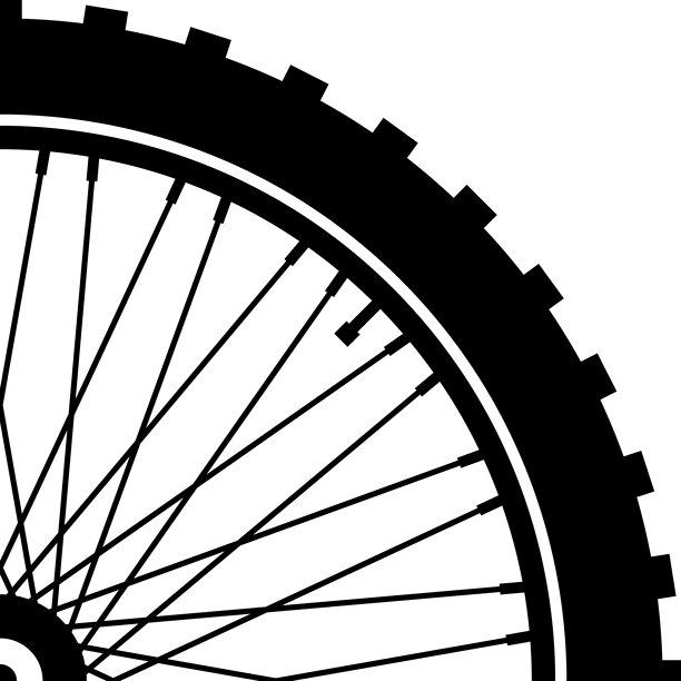 自行车轮子矢量图标。自行车橡胶轮胎、金属辐条和轮圈。健身自行车、运动、道路、旅游、山地自行车轮胎。自行车轮子符号。气门。摩托车。矢量插图。图片下载