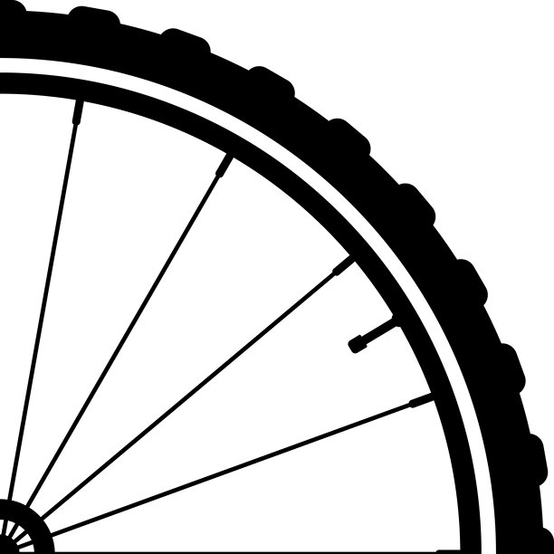 自行车轮子矢量图标。自行车橡胶轮胎、金属辐条和轮圈。健身自行车、运动、道路、旅游、山地自行车轮胎。自行车轮子符号。气门。摩托车。矢量插图。图片下载
