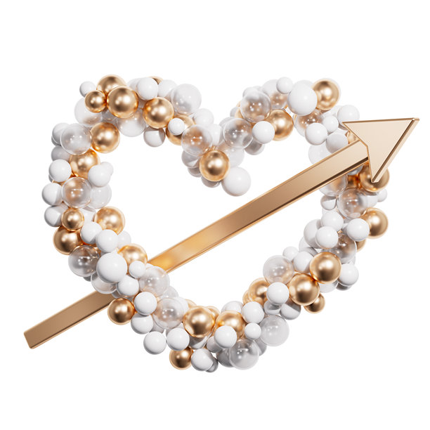 3D渲染气球标题图片图片下载