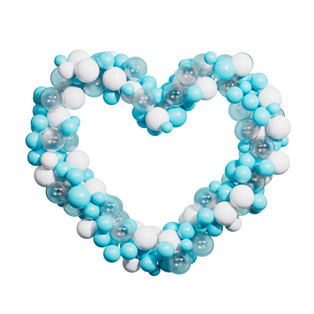 3D渲染气球标题图片图片下载