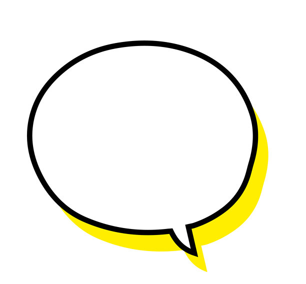 手绘简约对话框图标 矢量插图素材 单色 黑白 白色背景图片下载