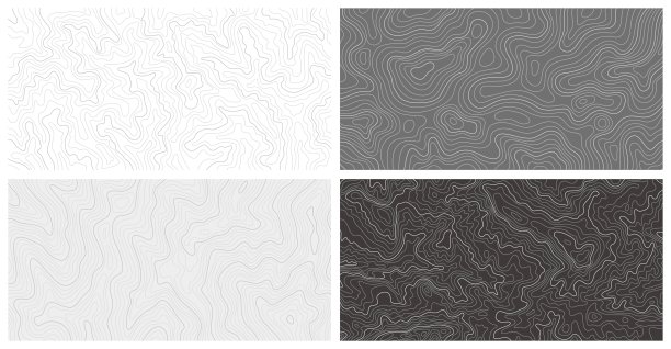 地形背景网页图形。用于设计自然、登山、露营等的地形图素材。图片下载