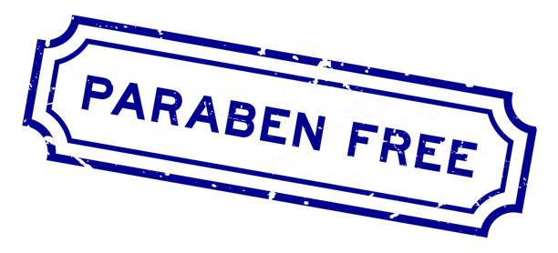 蓝色磨砂无对羟基苯甲酸盐字方橡胶印章，背景为白色图片下载