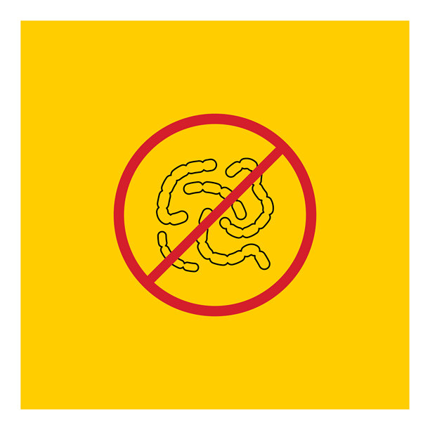 病毒、细菌、微生物停车标志矢量图标图片下载