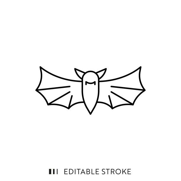 野生生命线图标与可编辑的描边和像素完美。图片下载