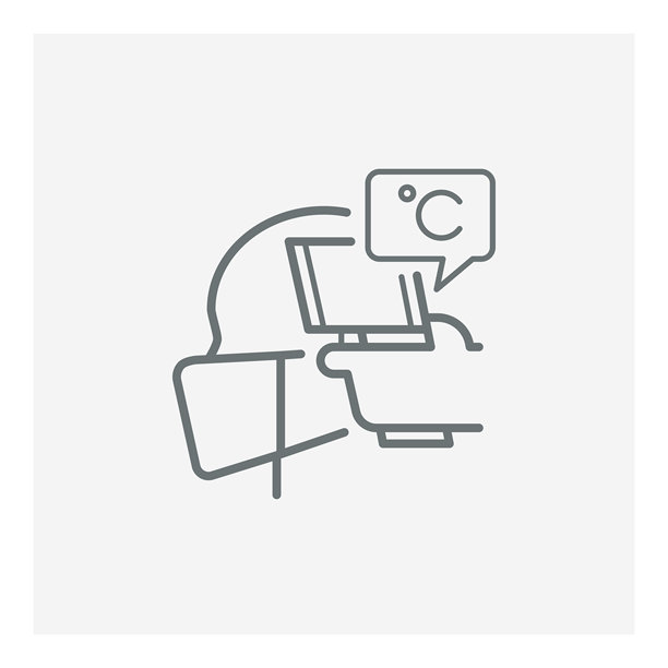 测量体温图标，新冠病毒概念图片下载