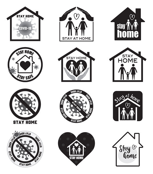 黑白的呆在家里图片下载