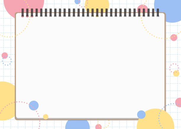 笔记本背景素材，流行设计，横向布局图片下载