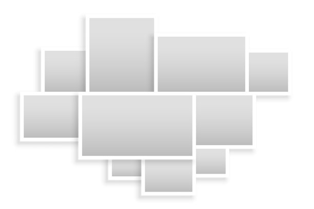 空白照片框拼贴背景，用于墙面展示图片下载