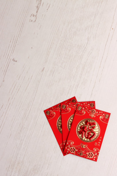 中国新年装饰元素照片，花朵金色盛开，传统照片，亚洲背景，红色图片下载