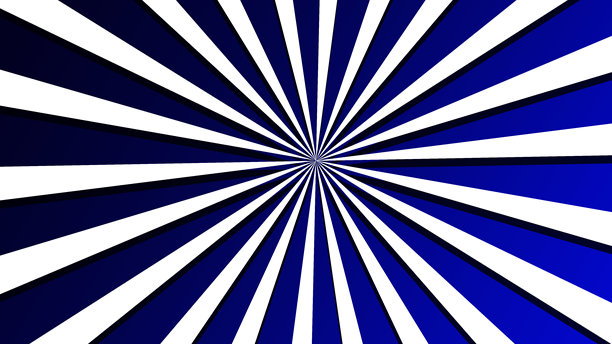 复古风格的动画动态图形，展示漫画线条的阳光爆发、星光爆发和旋转的风车，形成无限循环，4K画质图片下载