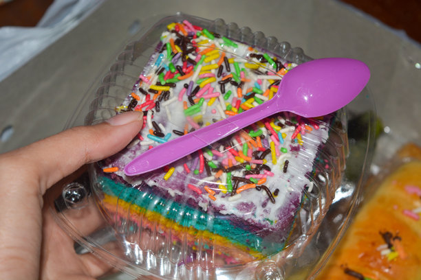 传统印尼蛋糕的特写照片，休闲小吃图片下载