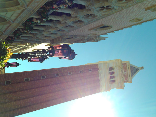 2024年冬季圣诞节期间威尼斯建筑的情绪电影照片图片下载