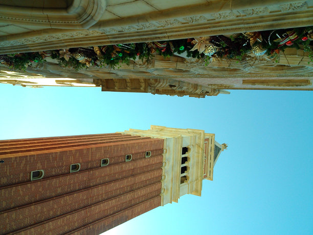 2024年冬季圣诞节期间威尼斯建筑的情绪电影照片图片下载