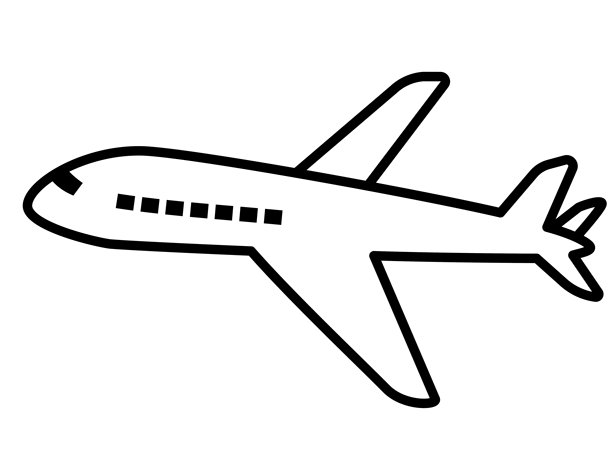 简单的飞机图标。旅行图片。图片下载