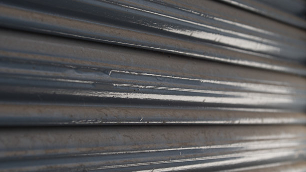 灰色金属百叶窗的纹理照片图片下载