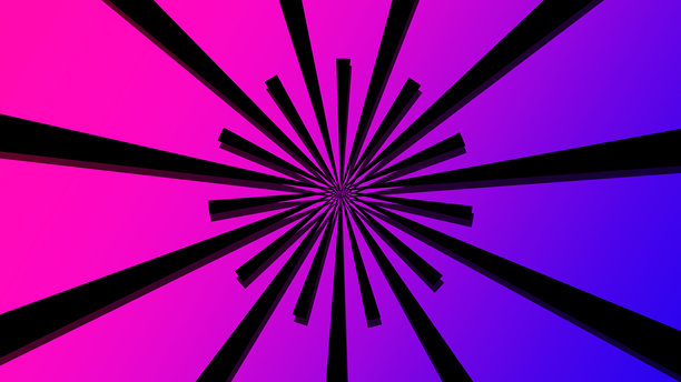 复古风格的动画动态图形，展示漫画线条的阳光爆发、星光爆发和旋转的风车，形成无限循环，4K画质图片下载