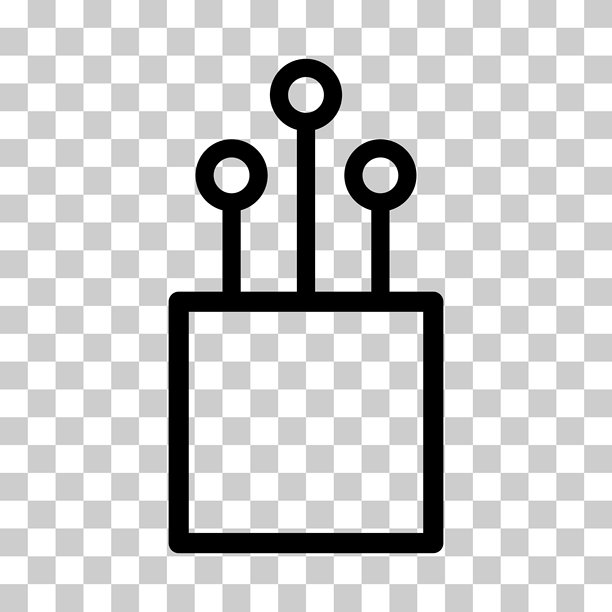 光纤电缆图标，技术信息线网络，数字互联网矢量插图图片下载