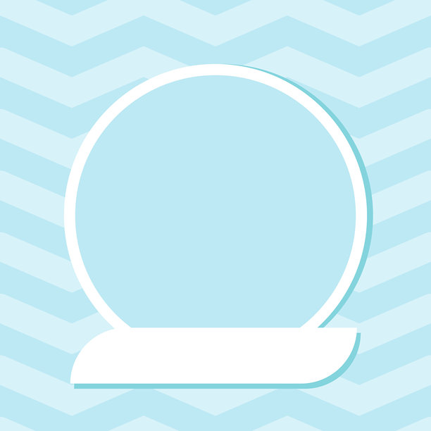 儿童照片框。女孩相册的模板。装饰性简约框架图片下载