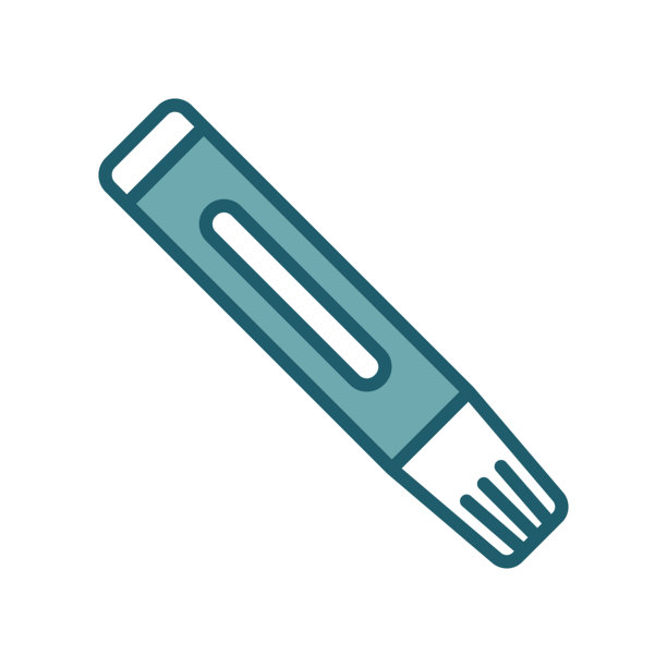 白板马克笔图标矢量设计模板，简单而干净图片下载