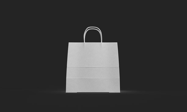 白色袋子物品图标模型背景壁纸购物商店品牌时尚促销模型包装袋购物促销商业零售店盒子产品杂货广告营销买卖图片下载