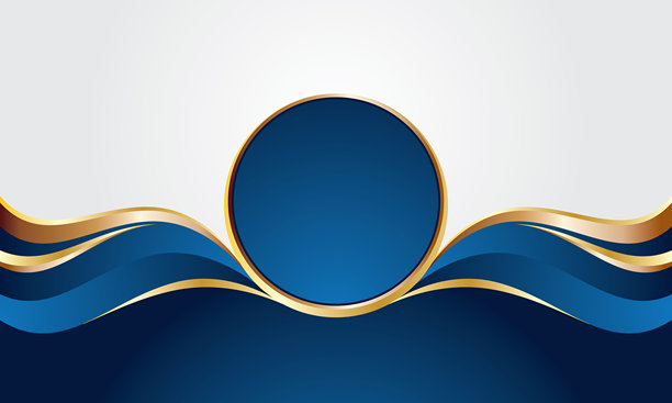 奢华的蓝金抽象背景图片图片下载