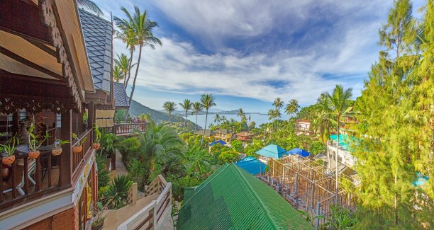 泰国海上传统山坡定居点的图片图片下载