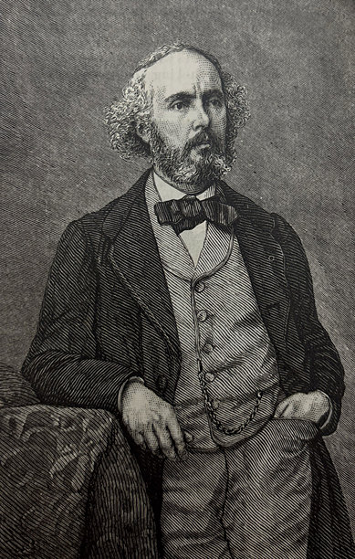 古董插图 - 菲利西安·大卫的肖像图片下载