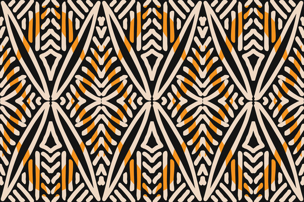 手绘蜡染图案无缝。几何涂鸦抽象插图，原住民壁纸。部落民族矢量纹理。阿兹特克风格。民间刺绣。印度、北欧、非洲地毯、瓷砖设计。图片下载
