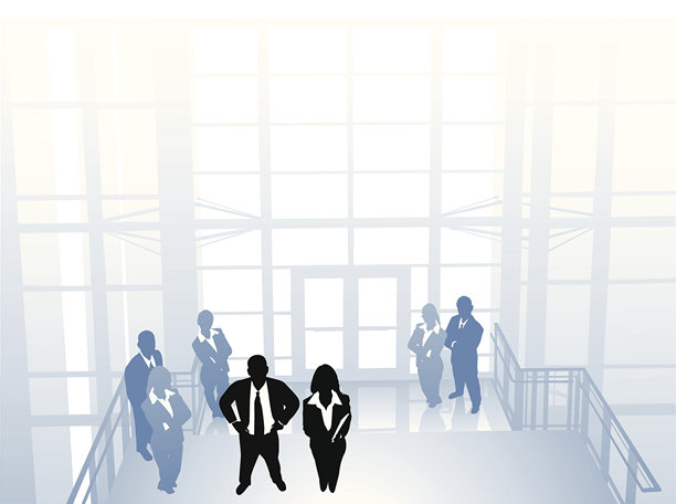 现代白领办公室图片下载