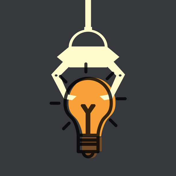 机器人爪偷灯泡图片下载