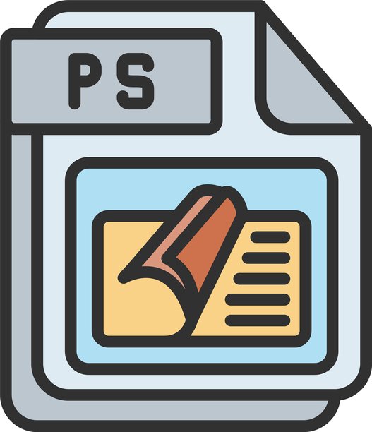 PS轮廓填充图标图片下载