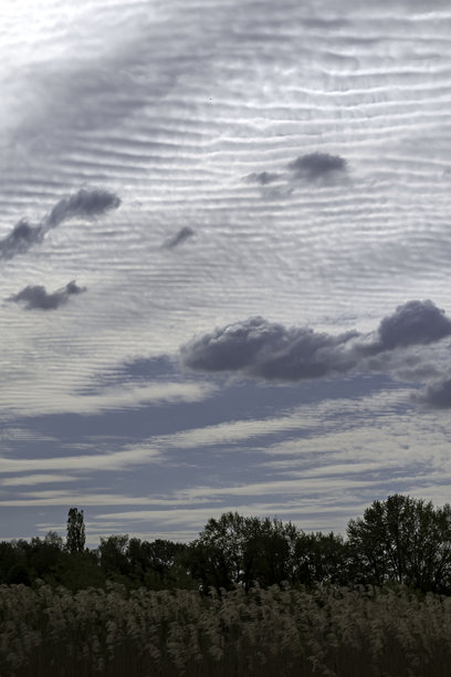 奇怪而不寻常的云彩的天空图片图片下载