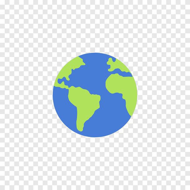 地球图标矢量图。插图。图片下载