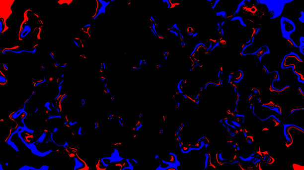 黑色背景上的霓虹液体艺术与有机形状。气泡轮廓增强了形状的流动性和运动感。未来风格，色彩鲜艳大胆 - 4K库存照片图片下载