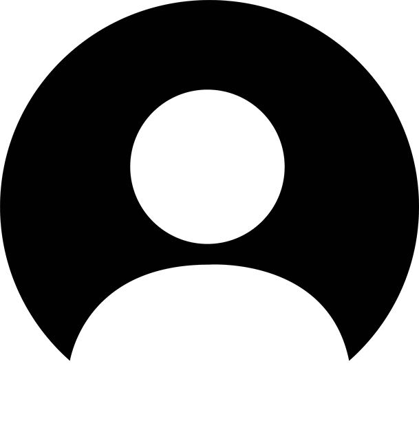 黑色填充头像，用户个人资料，性别中立的轮廓，个人资料图片。适合社交媒体个人资料、屏幕保护程序和模板，透明背景上独立显示。图片下载