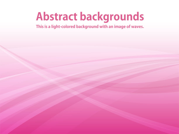 抽象美丽的波浪图案背景素材_浅粉色图片下载