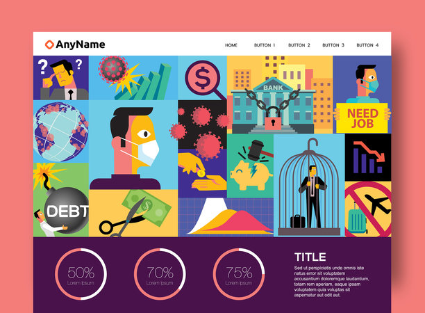 Corona经济灾难网站图片下载