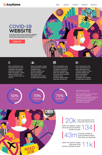 Corona经济灾难网站图片下载