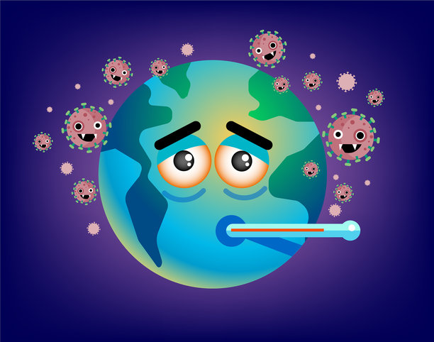 电晕感染世界图片下载