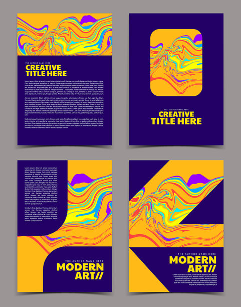 现代封面设计图片下载