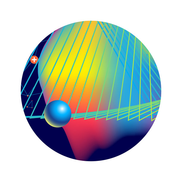 抽象色圈设计图片下载