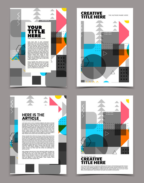 现代封面设计图片下载