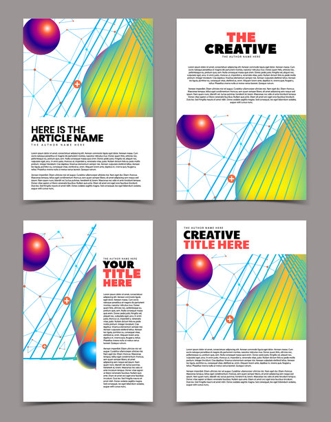 现代封面设计图片下载