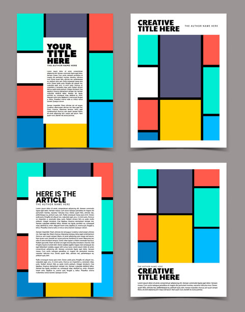 现代封面设计图片下载