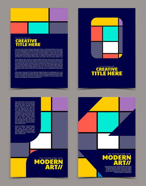 现代封面设计图片下载