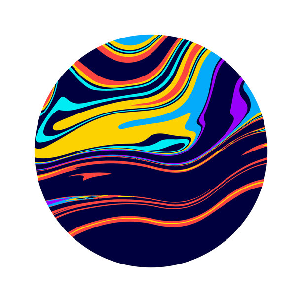 抽象多彩的圆设计图片下载